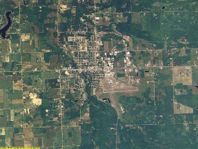 Gladwin County, Michigan aerial photography