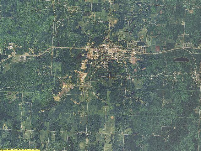 Gogebic County, Michigan aerial photography