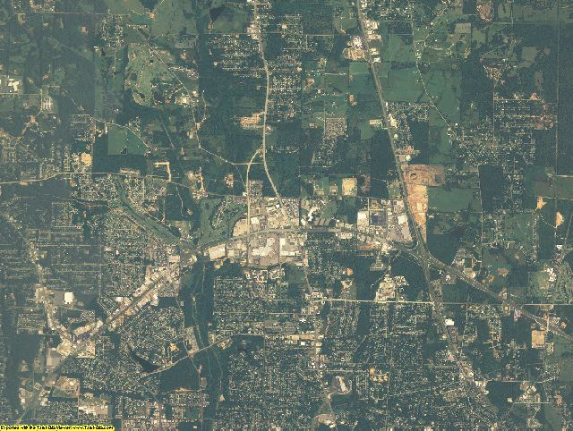 Gregg County, Texas aerial photography