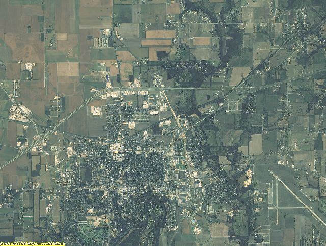 Guadalupe County, Texas aerial photography