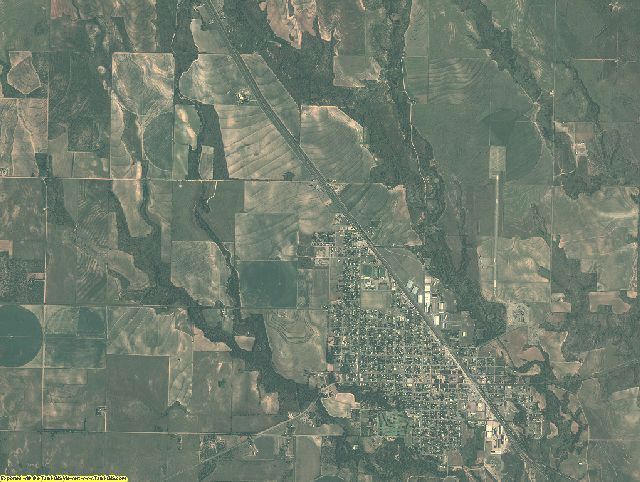 Hall County, Texas aerial photography