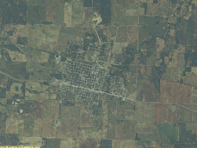 Hardeman County, Texas aerial photography