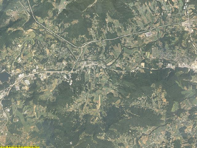 Haywood County, North Carolina aerial photography