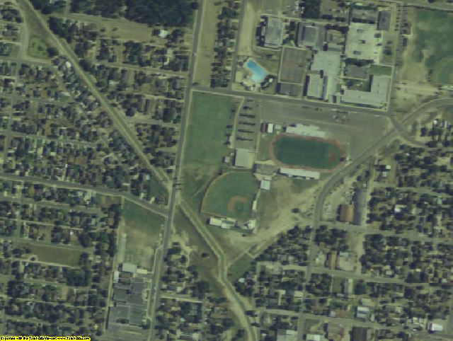 Hidalgo County, TX aerial photography detail