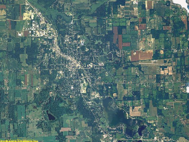 Hillsdale County, Michigan aerial photography