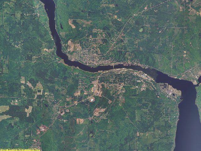 Houghton County, Michigan aerial photography