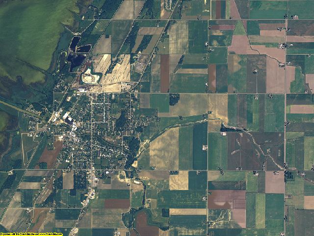 Huron County, Michigan aerial photography