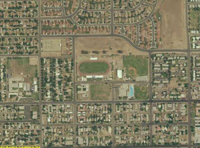 Imperial County, CA aerial photography detail