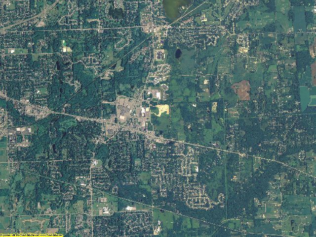 Ingham County, Michigan aerial photography