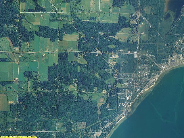 Iosco County, Michigan aerial photography