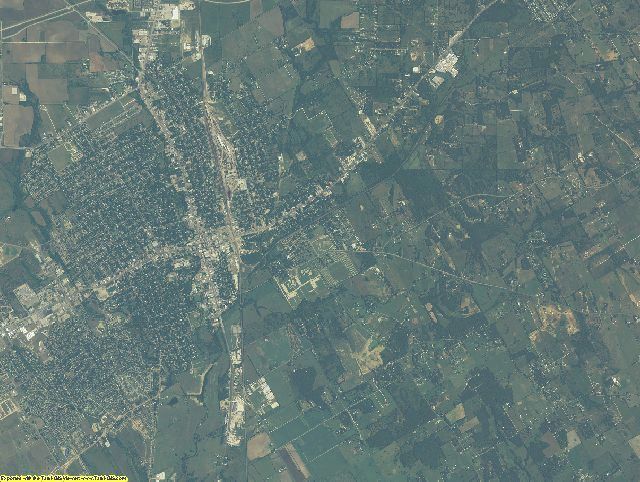 Johnson County, Texas aerial photography