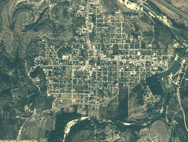 Kimble County, Texas aerial photography