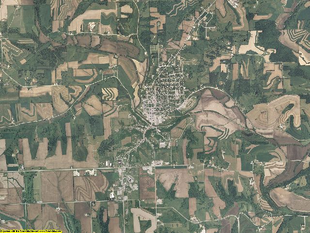 Lafayette County, Wisconsin aerial photography