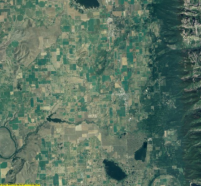 Lake County, Montana aerial photography