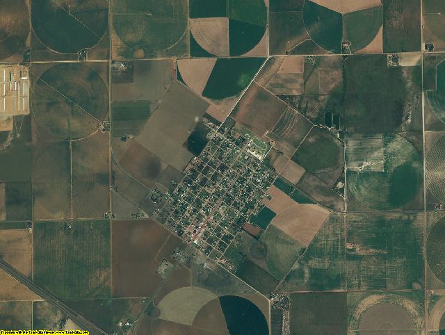 Lamb County, Texas aerial photography