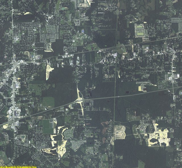 Livingston County, Louisiana aerial photography