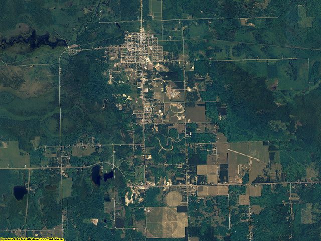 Luce County, Michigan aerial photography