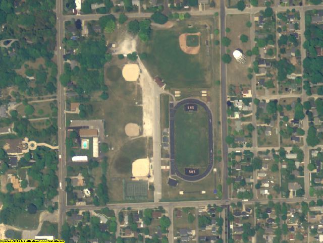 Mason County, MI aerial photography detail