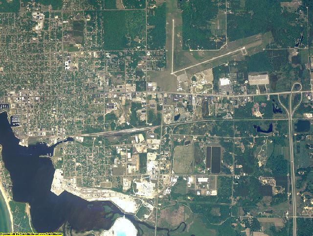 Mason County, Michigan aerial photography