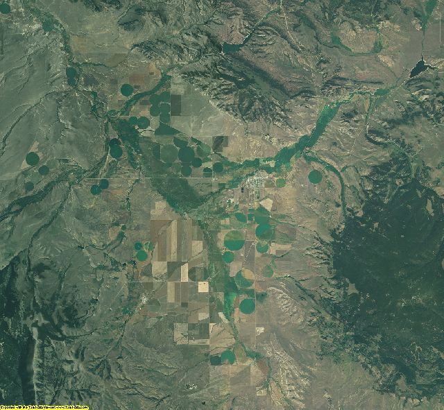 Meagher County, Montana aerial photography