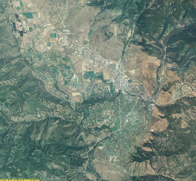 Missoula County, Montana aerial photography