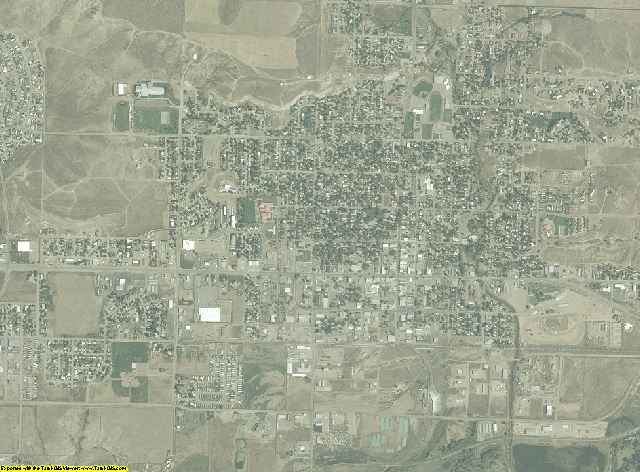 Moffat County, Colorado aerial photography