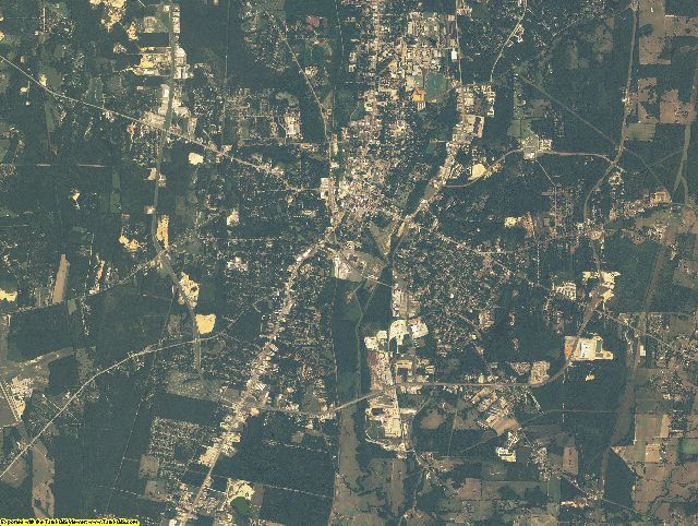Nacogdoches County, Texas aerial photography