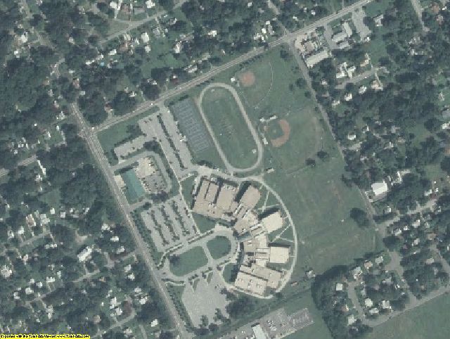 Newport News County, VA aerial photography detail