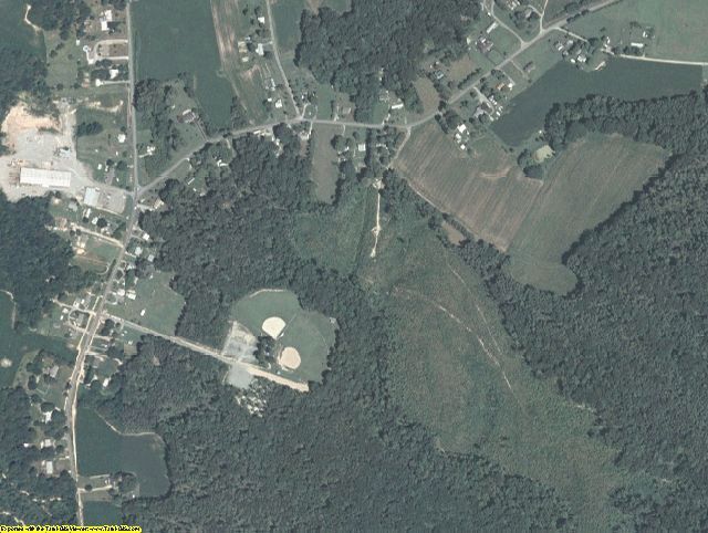 Northumberland County, VA aerial photography detail