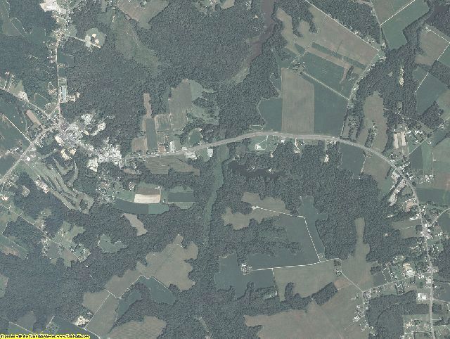 Northumberland County, Virginia aerial photography