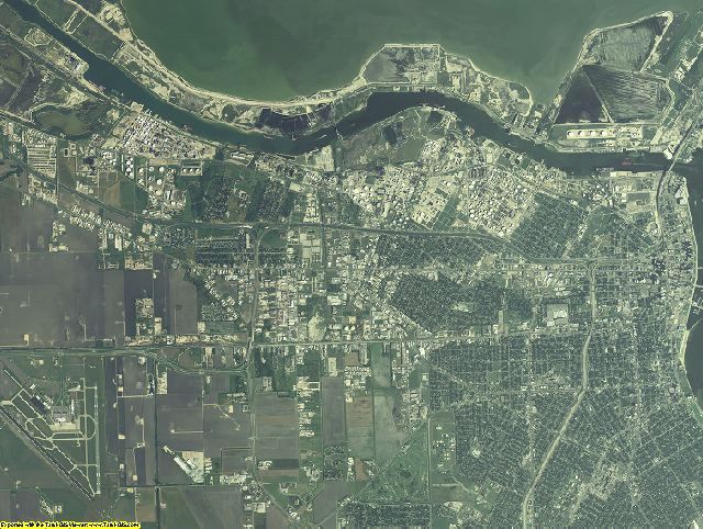 Nueces County, Texas aerial photography