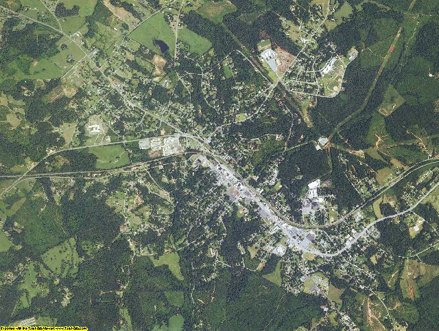 Oconee County, South Carolina aerial photography