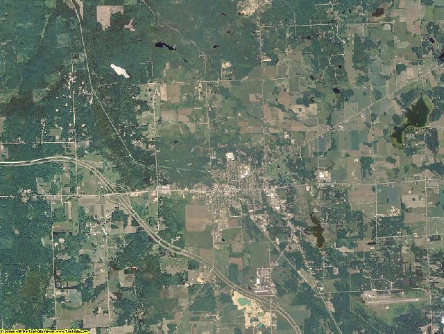 Ogemaw County, Michigan aerial photography