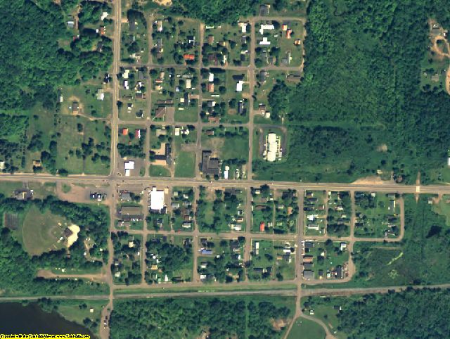 Ontonagon County, MI aerial photography detail