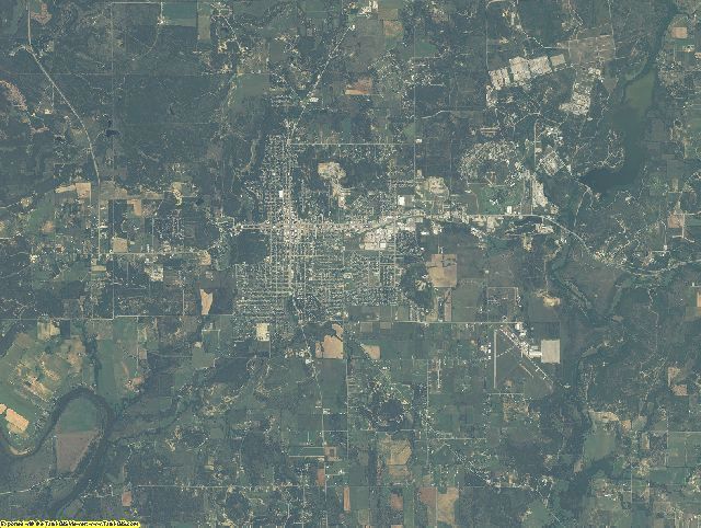 Palo Pinto County, Texas aerial photography