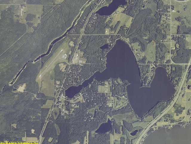 Pine County, Minnesota aerial photography