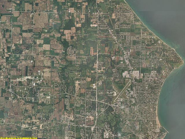 Racine County, Wisconsin aerial photography