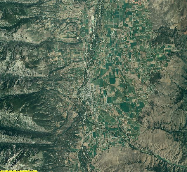 Ravalli County, Montana aerial photography
