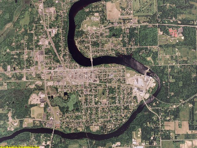 Rusk County, Wisconsin aerial photography