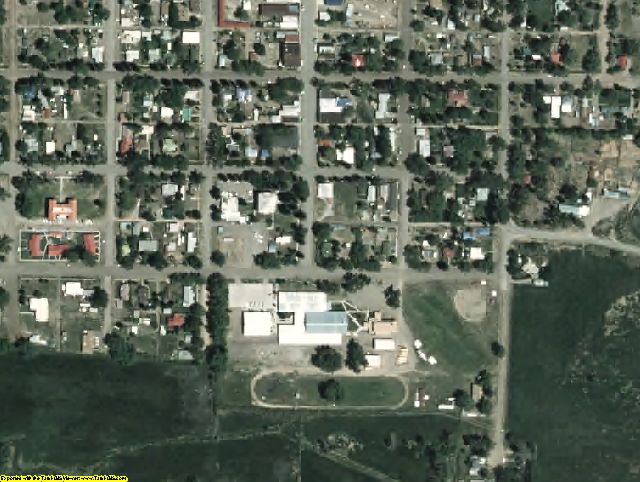 Saguache County, CO aerial photography detail