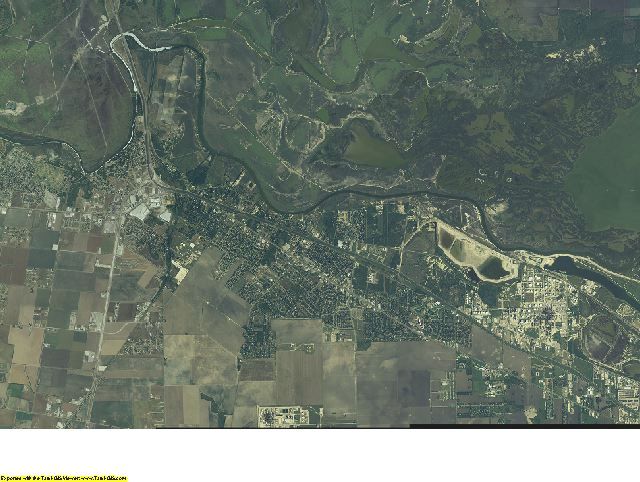 San Patricio County, Texas aerial photography