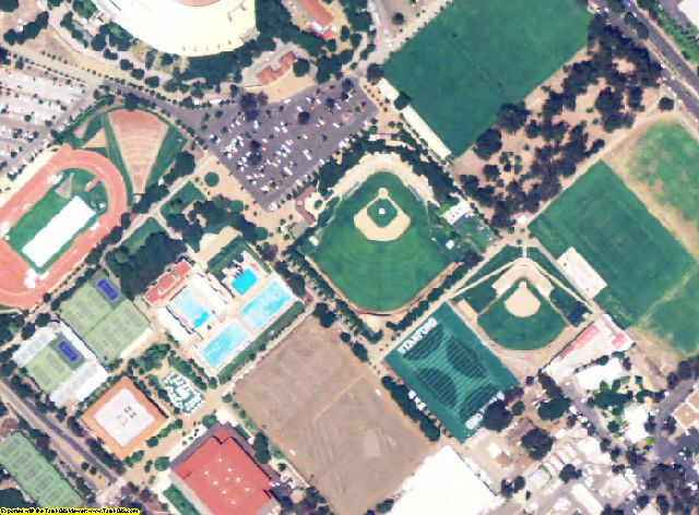 Santa Clara County, CA aerial photography detail