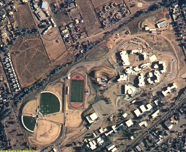 Santa Fe County, NM aerial photography detail