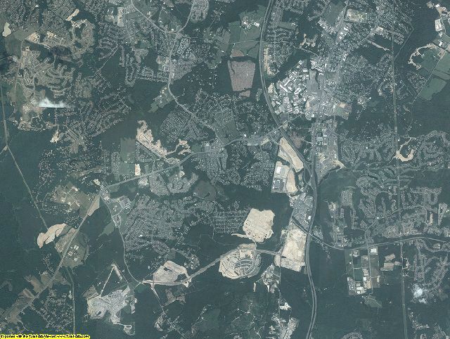 Spotsylvania County, Virginia aerial photography