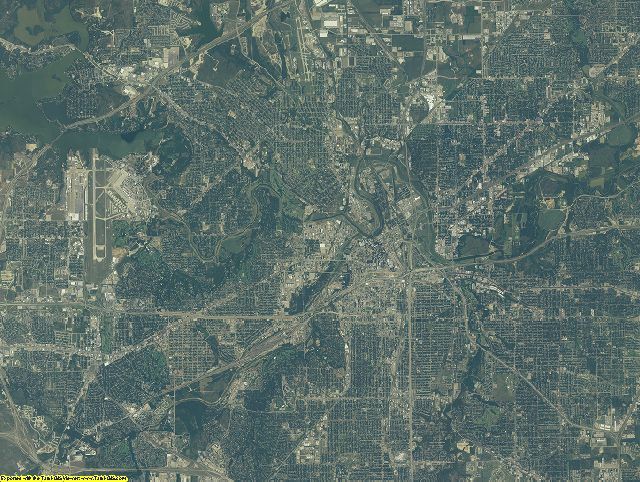 Tarrant County, Texas aerial photography