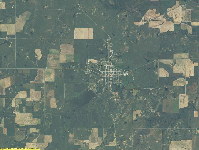 Throckmorton County, Texas aerial photography