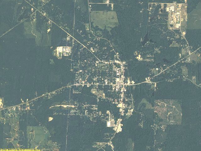 Tyler County, Texas aerial photography