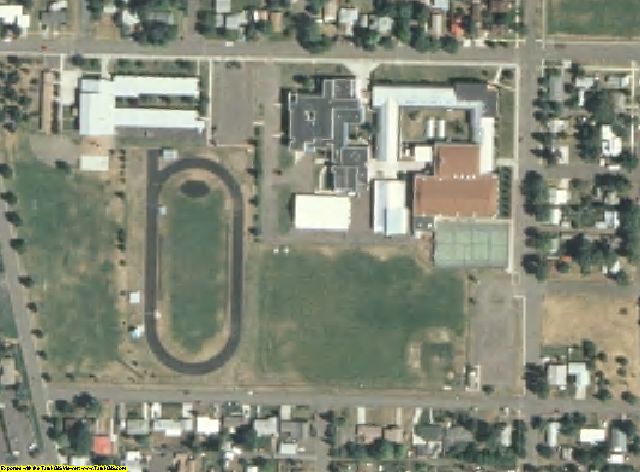 Union County, OR aerial photography detail