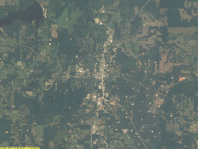 Upshur County, Texas aerial photography