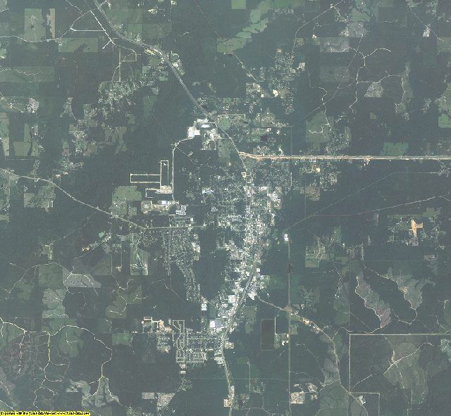 Vernon County, Louisiana aerial photography